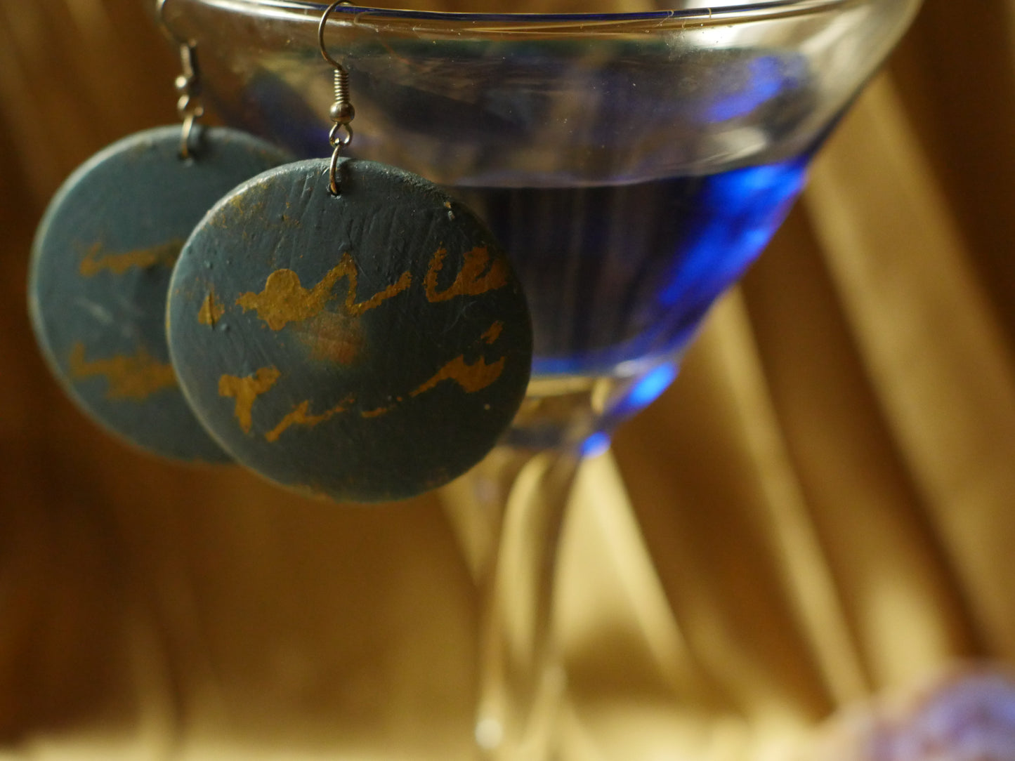 ΓΑΙΑ Σκουλαρίκια Χειροποίητα Ξύλινα