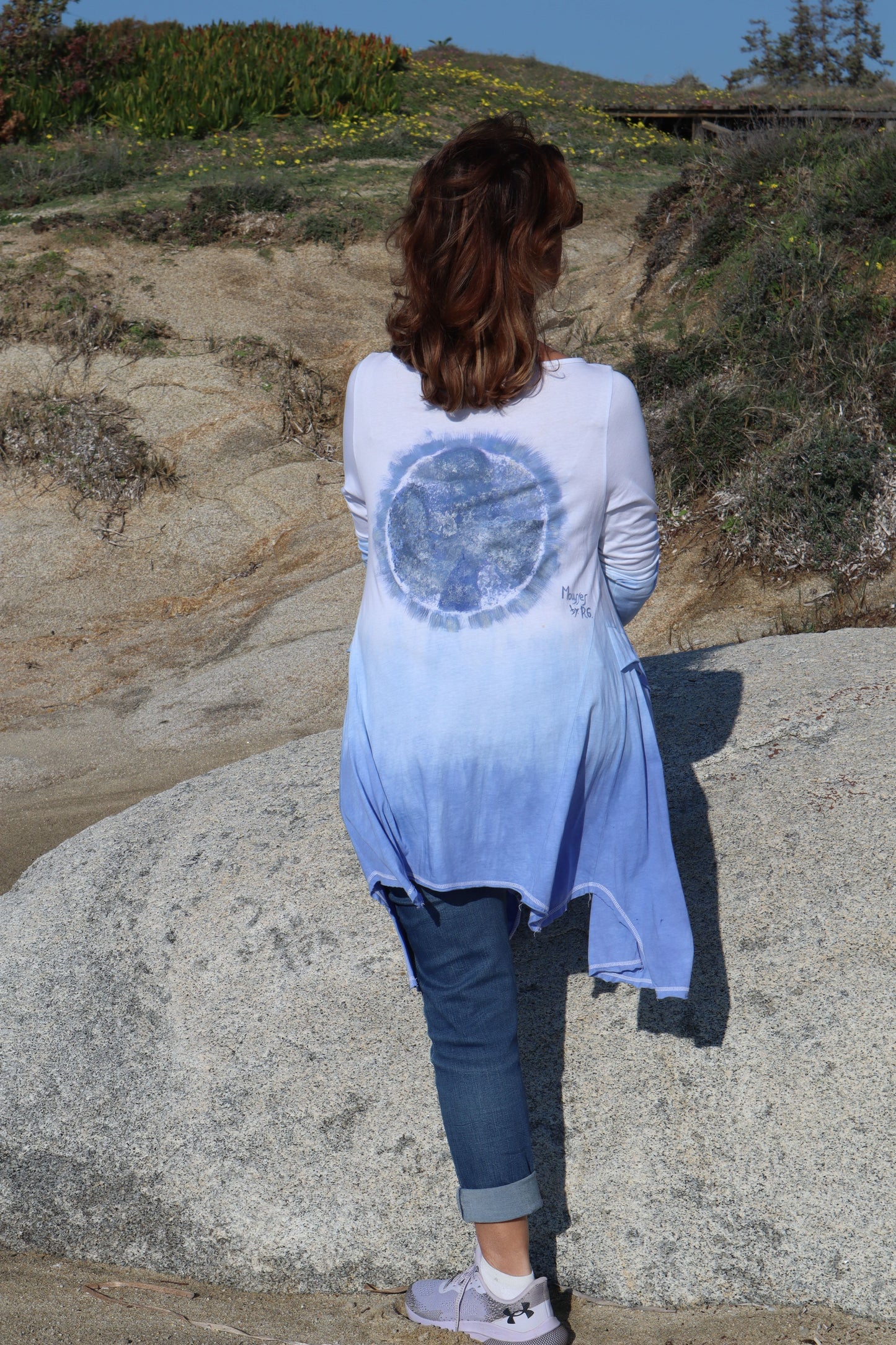 Hand-made and Hand Painted Blouse-Enjoy Every Moment