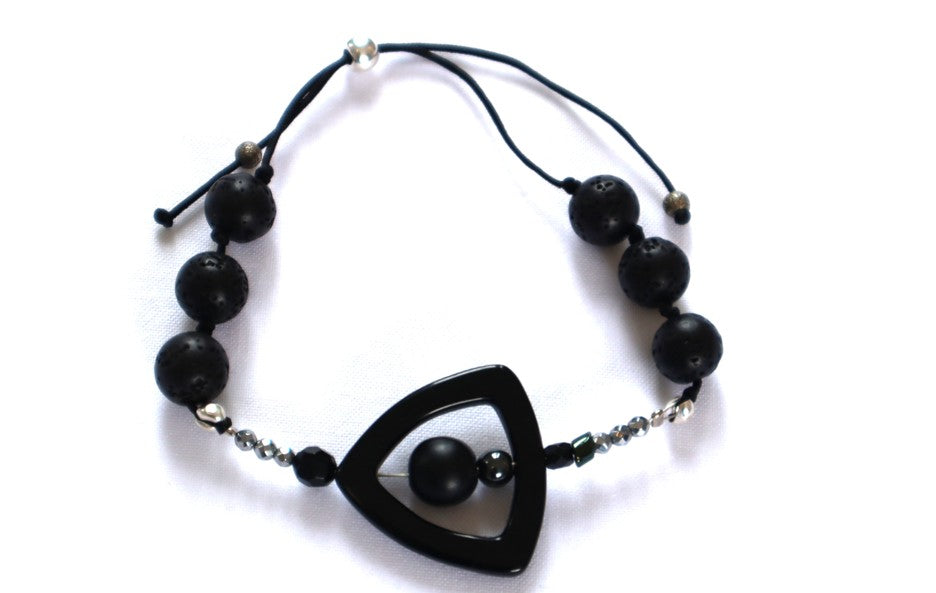 Χειροποίητο Βραχιόλι με  Ημιπολύτιμους Λίθους  Μανχάταν